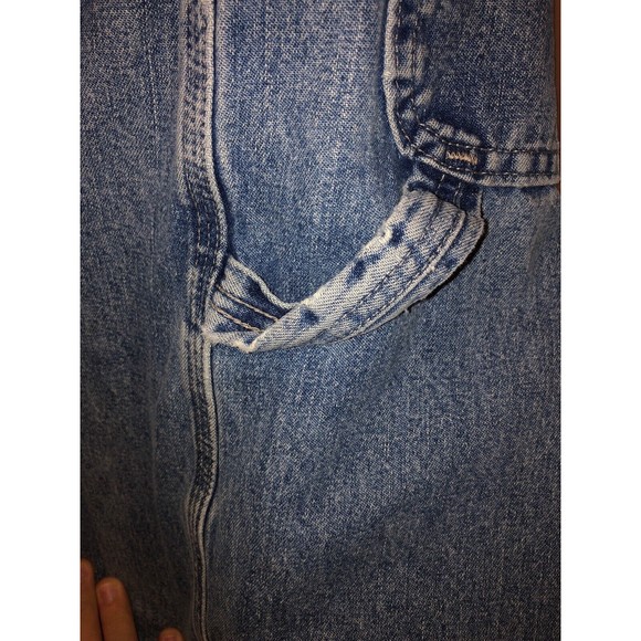 Wranglers originals Jeans 100% Cotton Mens 36x32 94OR0SV Carpenters blue denim - Picture 3 of 12